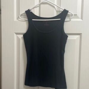 Eddie Bauer Ribbed Black Tank Top